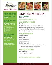 Eli S On Whitney Home Hamden Connecticut Menu Prices Restaurant Reviews Facebook
