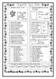 Verb To Be Practice English Classroom Verb English Lessons