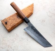 Japanese knives have a reputation for high quality, and some can be very expensive. Amboyna Burl Nakiri 175mm Eatingtools Com Kitchen Knives Best Kitchen Knife Set Best Kitchen Knives