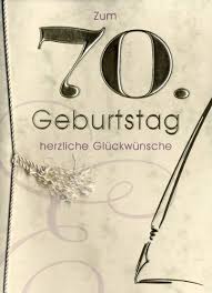 Unsere grußkarten auf anderen sprachen: Geburtstagskarten Zum 70 Geburtstag Test Vergleich 2021 7 Beste Grusskarten