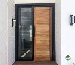 Jul 15, 2021 · find hume doors & timber 2040 x 820 x 40mm clear glass 10 lite entrance door at bunnings. Entry Door In Spotted Gum Timber Front Door Timber Door Entry Door Window