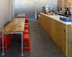 Minimalist Small Restaurant Design Ideas With Rustic Lighting Architecture Interior D Small Restaurant Design Minimalist Interior Decor Kitchen Design Small