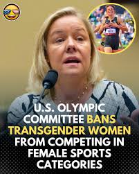 The U.S. Olympic and Paralympic Committee (USOPC) has enacted a policy  banning transgender women from competing in women's sports, following an  executive order from President Donald Trump. (check in the first comment👇)