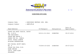 Lain la kalau ko daftar syarikat ko dengan sdn. Apa Itu Borang 49