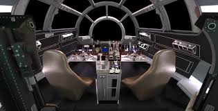 Screen Accurate Millennium Falcon Cockpit Cg Model Millennium Falcon Star Wars Star Wars Room