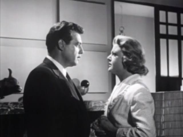 Future TV detectives Raymond Burr and Angela Lansbury • Please Murder Me •  1956 : r/StreamingScreenshots