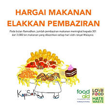 Hampir satu pertiga makanan yang dibazirkan datang dengan pelbagai malahan juga, makanan yang dibuang akan dihantar ke tempat pembuangan sampah, di mana ia akan membusuk dan menghasilkan gas metana. Facebook