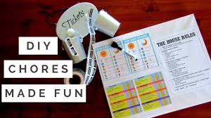 Diy Toddler Chores Responsibility Chart Easy Diy Chore Chart Dollar Store