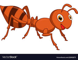 Happy Ant Cartoon Vector Image On Vectorstock Cartoon Clip Art Cute Cartoon Drawings Cartoon Drawings