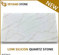 Low Silica Quartz Stone Calacatta Series Engineered ...