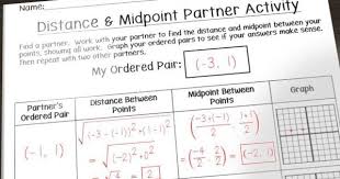 Having Fun With Distance And Midpoint Math In The Middle Learn Math Online Common Core Math Middle School Teaching Middle School Maths