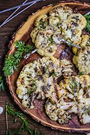 Lemon Herb Grilled Cauliflower Steaks Recipe Grilled Cauliflower Cauliflower Steaks Grilled Cauliflower Steaks