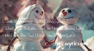 I Love You Forever Tiktok Song Lyrics I Want You To Know That Im Lyrics