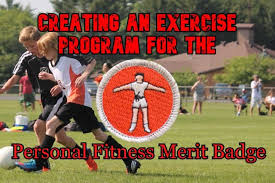 personal fitness merit badge exercise