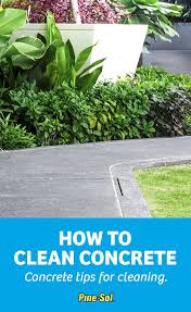 How To Clean Concrete Floors Cleaning Concrete Pine Sol Clean Concrete Concrete Patio Cleaning Concrete Floors