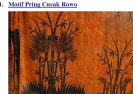 Motif batik pring sedapur dijadikan ciri khas karena faktor banyaknya tumbuhan bambu yang mengelilingi daerah papringan, desa sidomukti. Perancangan Buku Informasi Batik Pring Sedapur Magetan