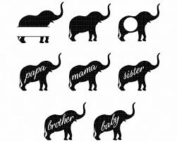 Elephant Family Svg Mama Elephant Svg Mom Baby Elephant Svg Etsy In 2020 Mom And Baby Elephant Mama Elephant Elephant Family