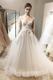 Vintage Lace Wedding Dresses Ball Gown With Long Sleeves Wd320 In 2020 Ball Gowns Wedding Lace Wedding Dress Vintage Lace Applique Wedding Dress