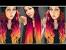 Violet Sunset Mermaid Hair Split Dye Ombre Hair