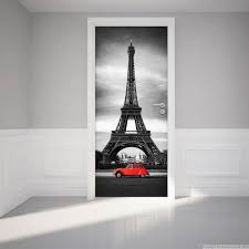 Sticker Porte 204 X 83 Cm Tour Eiffel Decoration Tendance Deco Porte Deco Stickers
