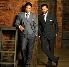 Bollywood Actors Shah Rukh Khan And Saif Ali Khan Bollywood Outfits Bollywood Celebrities Bollywood