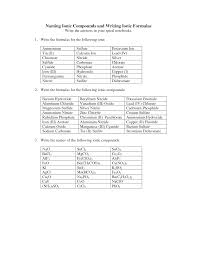 11 Best Images Of Naming Molecular Compounds Worksheet Answers Binary Ionic Compounds Wond Naming Compounds Worksheet Word Problem Worksheets Ionic Compound