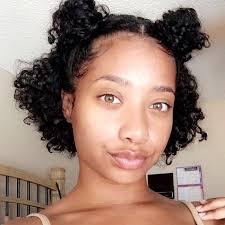This short hairstyle draws all the attention to your face and features. 8 Hairstyles To Rock While You Re Growing Out Your Short 3b Hair Naturallycurly Com