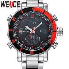 Benefits of an alarm watch with vibration. Weide Men Watch Stopwatch Autodate Military Army Quartz Repeater Digital Quartz Alarm Multiple Time Relogio Masculino Mens Watch Quartz Watches Aliexpress