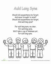The meaning and history of this new year's eve song, traditionally played and sung as midnight strikes, are also fascinating. Auld Lang Syne Lyrics Worksheet Education Com
