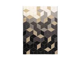 Produits conforama boutique en ligne. Tapis 120x170 Cm Cube Coloris Noir Et Or Vente De Tapis Salon Et Chambre Conforama