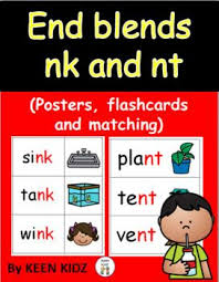 End Blends Nk And Nt Reading Words Flashcards Teacher Newsletter