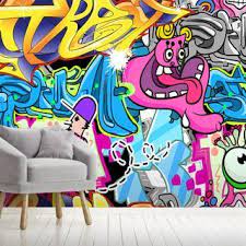 Graffiti Urban Art Wallpaper Wallsauce Us Graffiti Wallpaper Wall Art Wallpaper Graffiti Wall Art