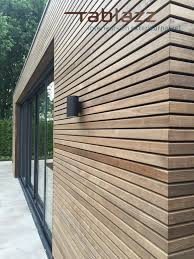 thermowood thermohout voor gevelbekleding of buitenparket tablazz houten gevelbekleding gevelbekleding gevel woning