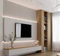 Pannelli decorativi in legno bianco