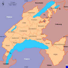 3 le canton de vaud est l'un des états de la confédération suisse. Clickable Map Of Vaud Districts Switzerland