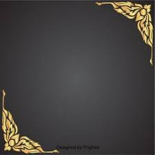 Background Black And Gold Border Design Thai Gold Pattern Border Thailand Decorative Pattern Abstrac Png And Vector With Transparent Background For Free Download Gold Pattern Background Patterns Frame Border Design