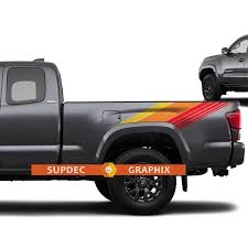 Toyota is known for building reliable and steadfastly sensible cars such as the prius and yaris. Toyota Tacoma Lines Vintage Retro Stripes Decal Sticker Graphic Side Bed Stripe Body Kit For Tacoma