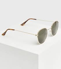 Lunette ronde femme et lunette de soleil ronde homme. Lunettes De Soleil Rondes Vert Fonce Effet Ecaille De Tortue New Look