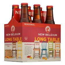 New Belgium Long Table Farmhouse Ale Joins Seasonal Program Farmhouse Ale Beer Label Long Table