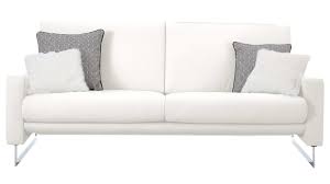 Einem hocker (mit stauraum) von ikea, linie kivik. Interliving Sofa Serie 4001 Dreisitzer Mit Federkern Cremeweisses Leder