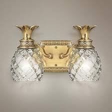 Gold Tropical Bathroom Lighting Lamps Plus
