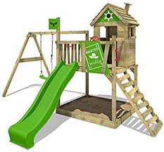 Fatmoose Stelzenhaus Rockyranch Roll Xxl Kletterturm Fur Kinder Spielturm Mit Rutsche Schaukel Grossem Sandkasten Und Spie Spielturm Kinder Spielturm Schaukel