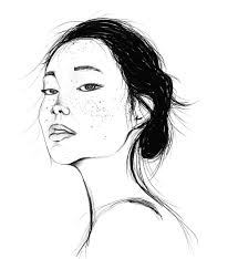 We're going to draw a crease that runs above the top eyelid. Girl Fashion Drawing Girl Face Drawing Girl Drawing Sketches Female Face Drawing