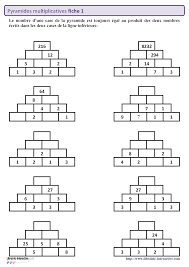 Librairie Interactive Pyramides Multiplicatives Mathematiques Ce2 Pyramide Enseignement Des Mathematiques