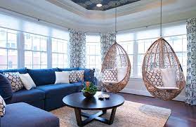20 Fascinating Swing Chairs In The Living Room Home Design Lover Room Swing Living Room Swing Chair Classy Living Room