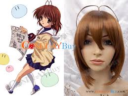 Add to Cart: - clannad-furukawa-nagisa-brown-cosplay-wig-01