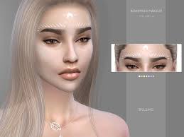 bohemian makeup sims 4
