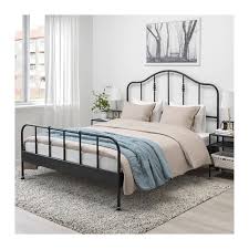 Sagstua Okvir Kreveta Crna 140x200 Cm Ikea Black Bed Frame Bed Frame Black Bedding