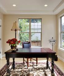 Human beings aren't built to sit at a desk for hours each day. 101 Home Offices With An Area Rug Photos