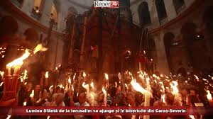 Update 20.40 lumina sfântă de la biserica sfântului mormânt din ierusalim a fost adusă, sâmbătă, la ora 20:30, cu un avion special, pe aeroportul internaţional 'henri coandă', de delegaţia patriarhiei române condusă de episcopul vicar al arhiepiscopiei bucureştilor, varsanufie prahoveanul. Lumina SfantÄƒ De La Ierusalim Va Ajunge È™i In Bisericile Din CaraÈ™ Severin Reper24